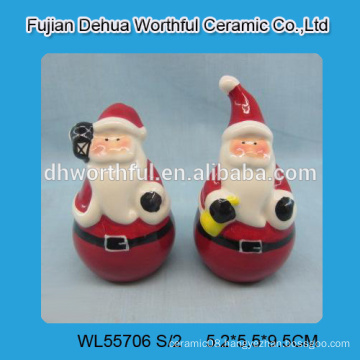 Indoor christmas decorations,ceramic santa claus made in china